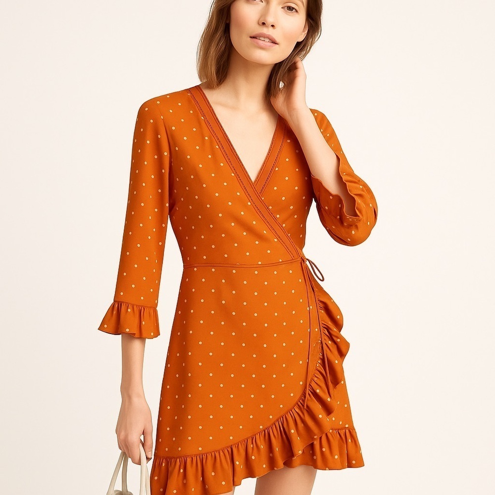 Faithfull The Brand | Ginger Wrap Dress Size 4 Anthropologie